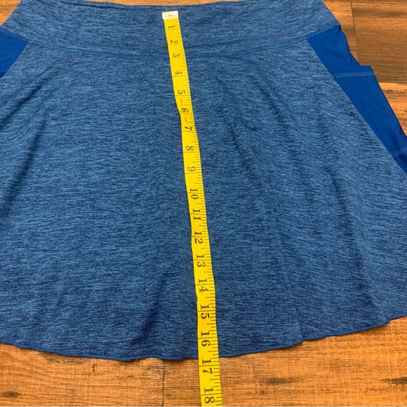 Nidalee Women’s Running Athletic Tennis Blue Skirt Active Sports Golf Skort XL - Picture 2 of 9